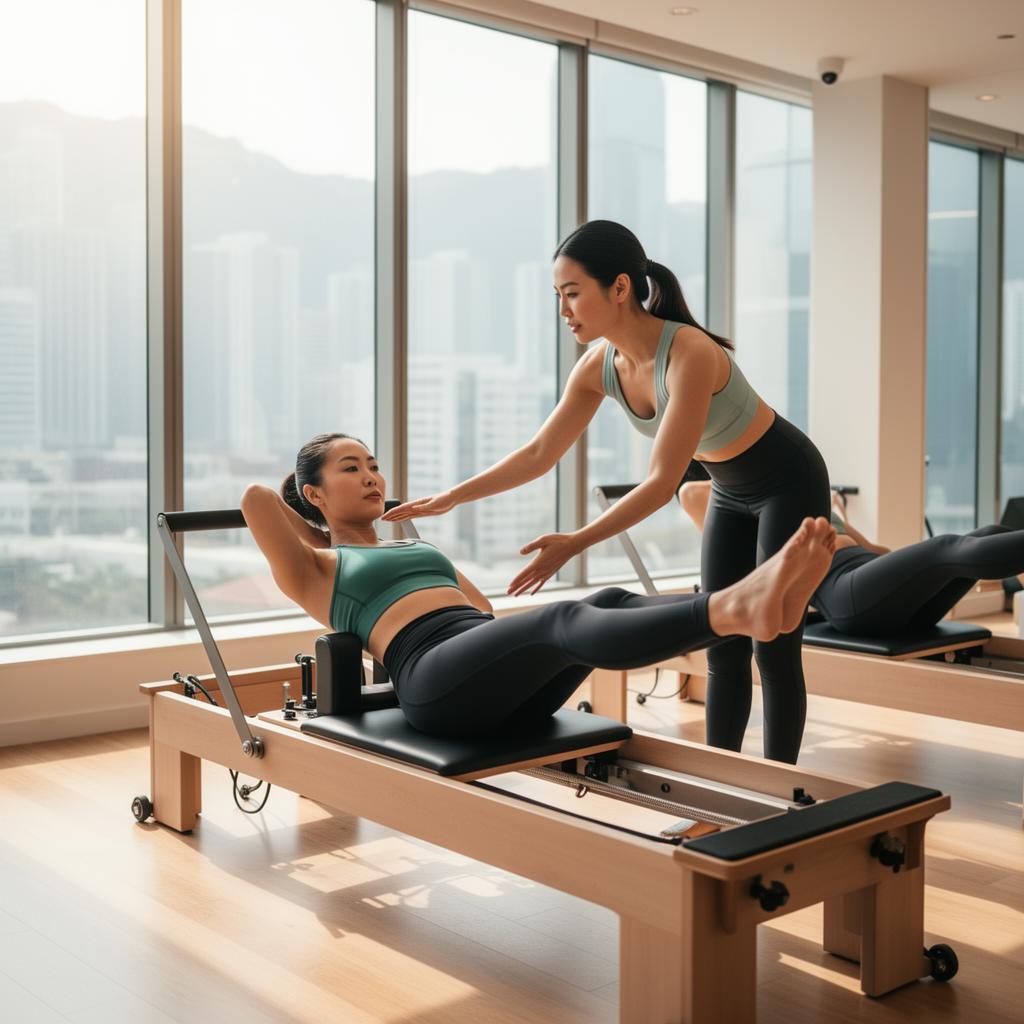 内地普拉提教练通过 ASMTP 在香港 Pilates Studio 工作