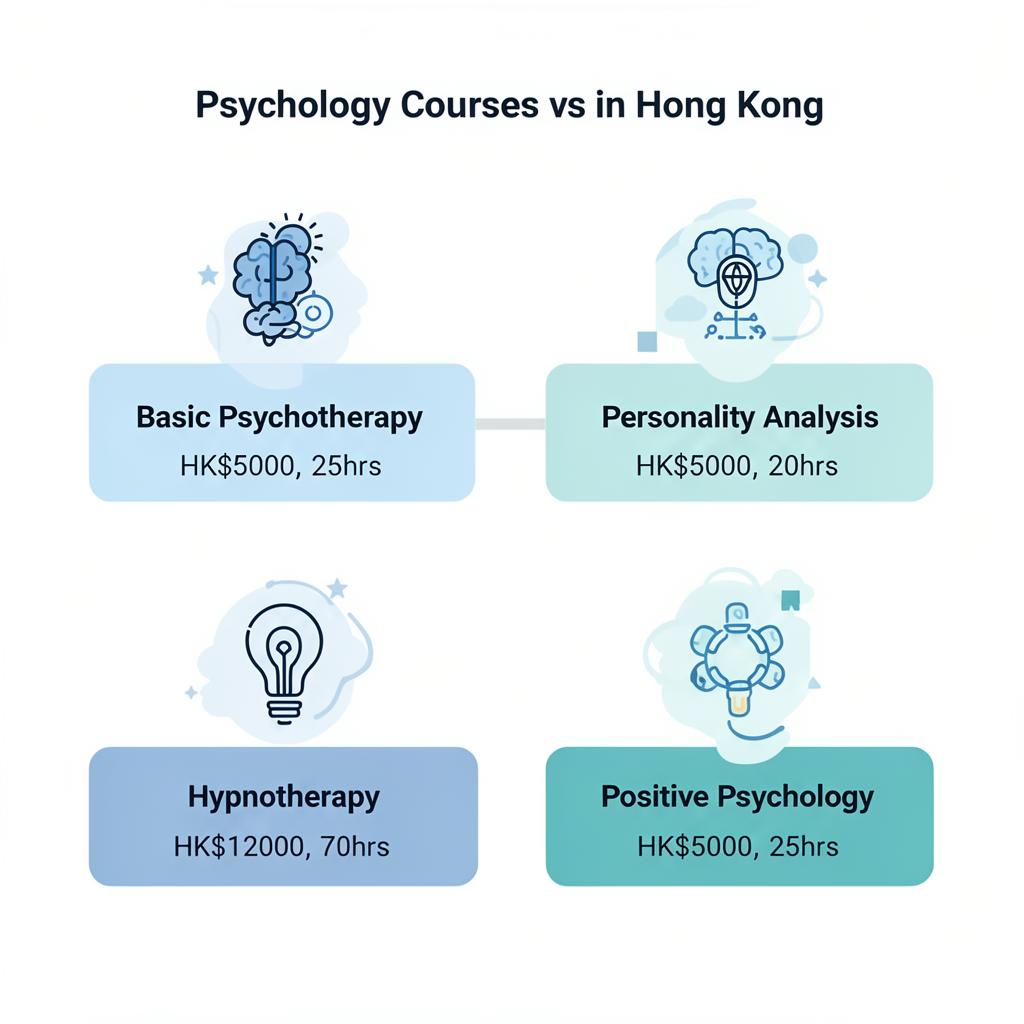 四大心理治療課程比較