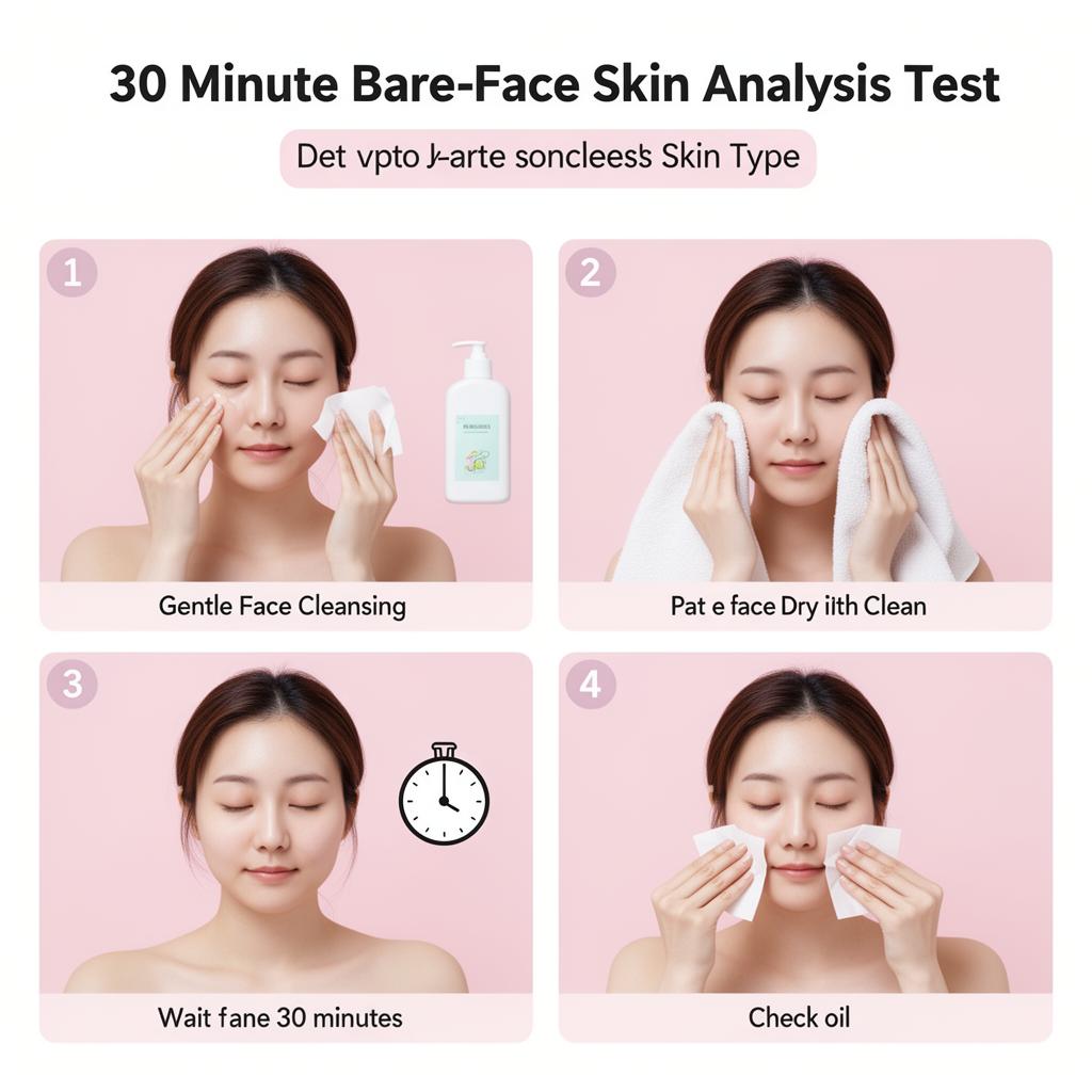 30分鐘素顏膚質測試方法的逐步操作指南