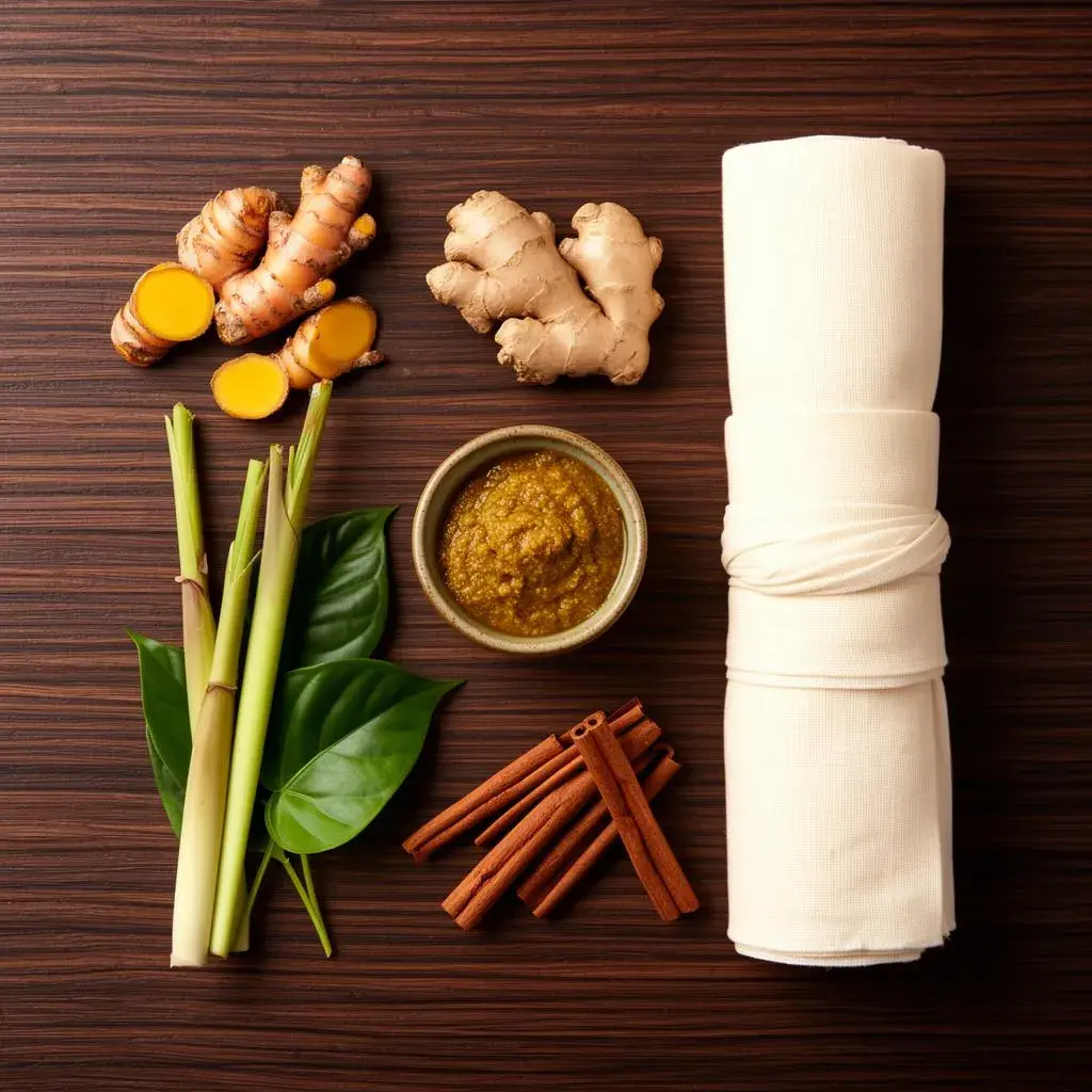 印尼正宗 Jamu 配方：薑黃、生薑、檸檬草、肉桂、檳榔葉